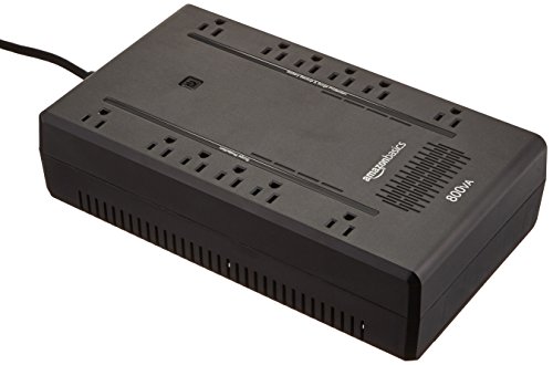 AmazonBasics Standby UPS 800VA 450W Surge Protector Battery Backup