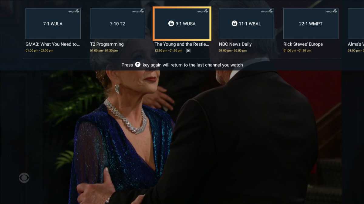 ADTH NextGen TV Box user interface