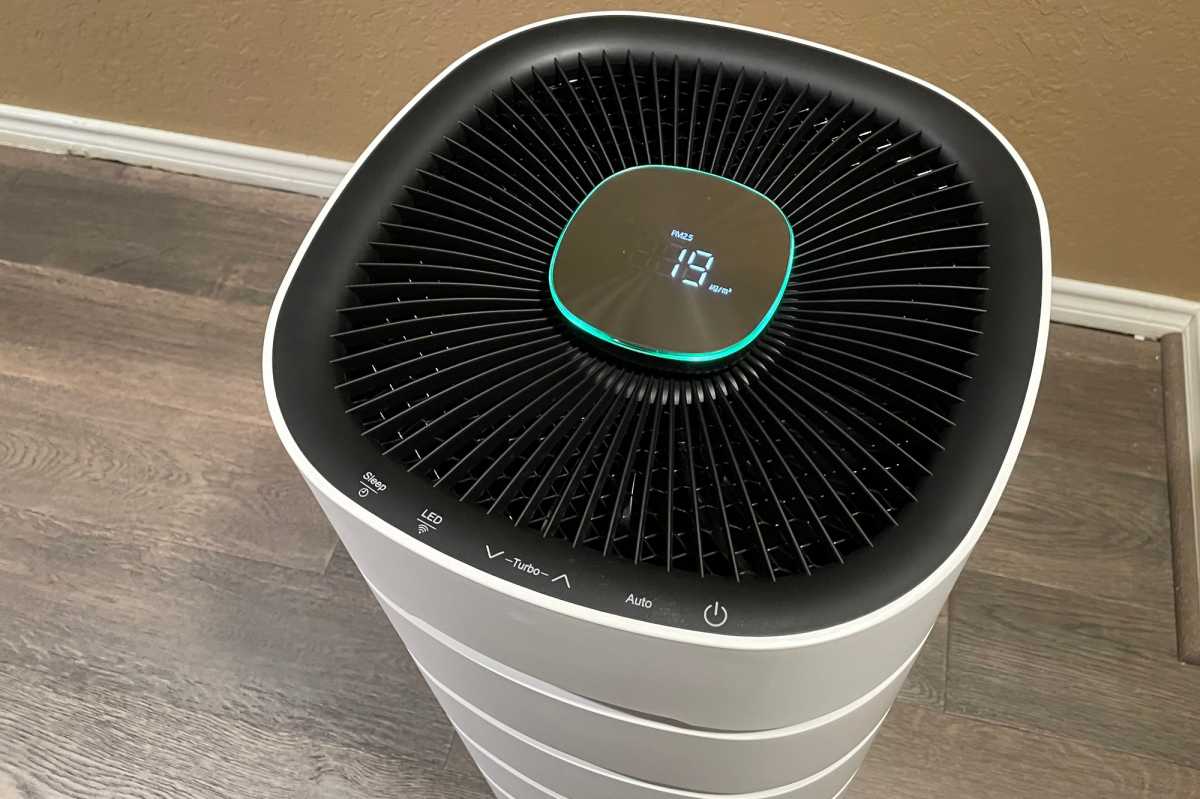 Carrier Smart Air Purifier XL top-down view