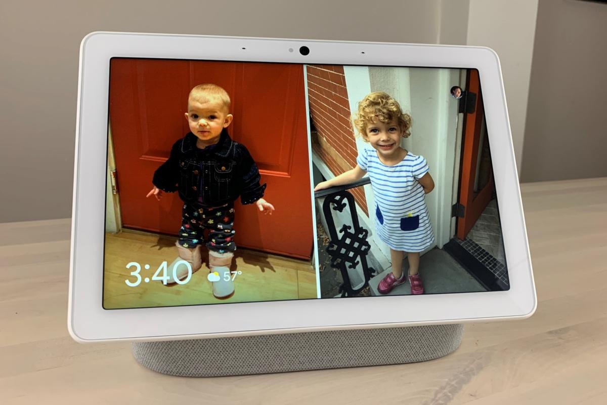 google nest hub max photo frame