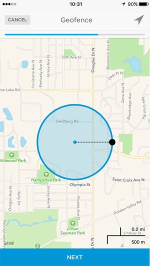 Honeywell Lyric geofencing