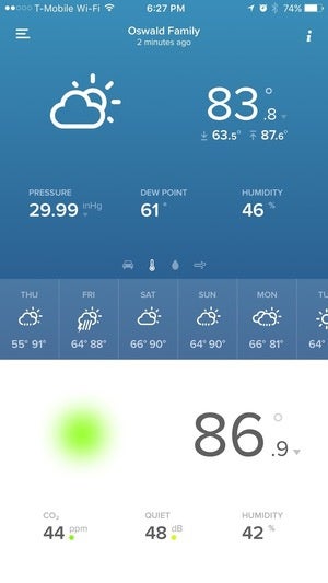 Netatmo weather station