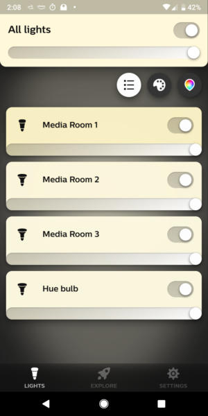 philips hue bt app