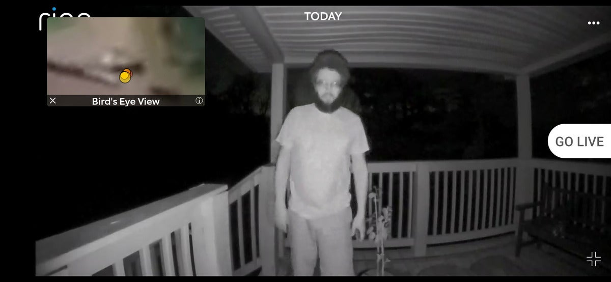 ring video doorbell pro 2 birds eye view