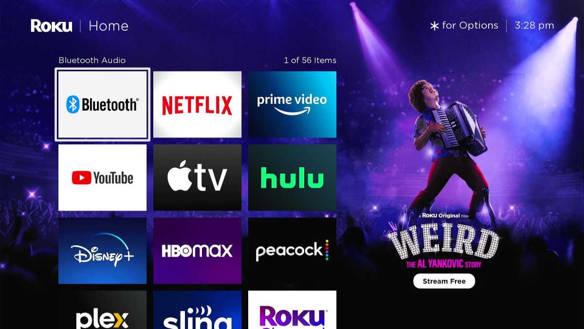 Roku home screen ads