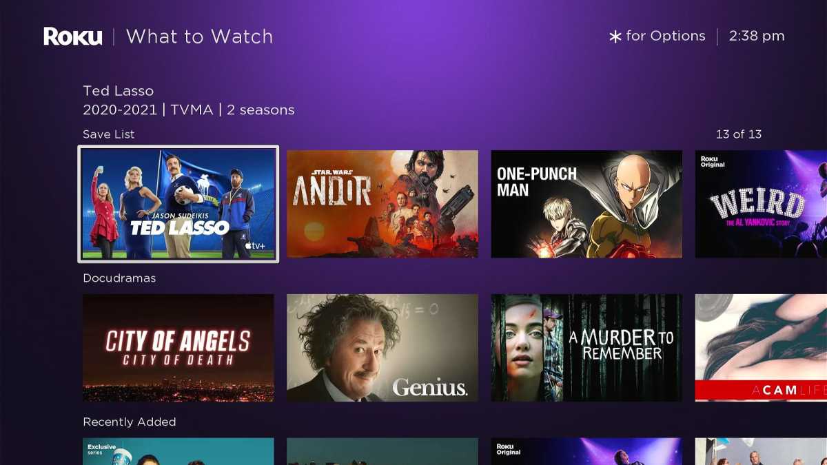 Roku Ultra Save List