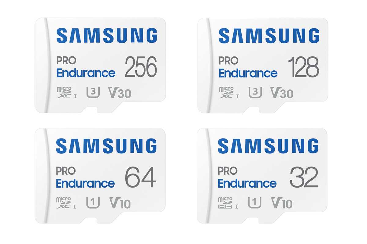 Samsung Pro Endurance microSD cards