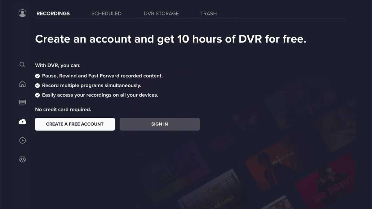 Freestream DVR promotion page