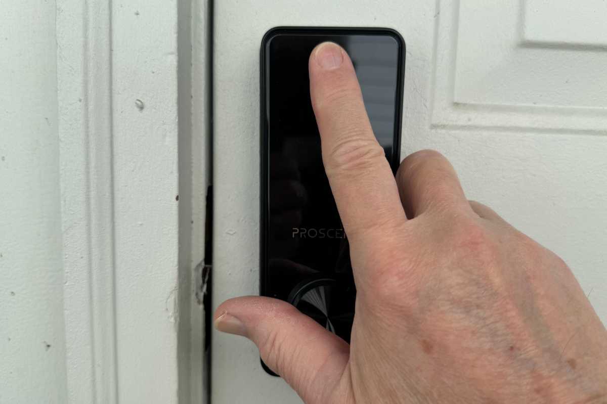 Proscenic Smart Lock L60 fingerprint recognitions