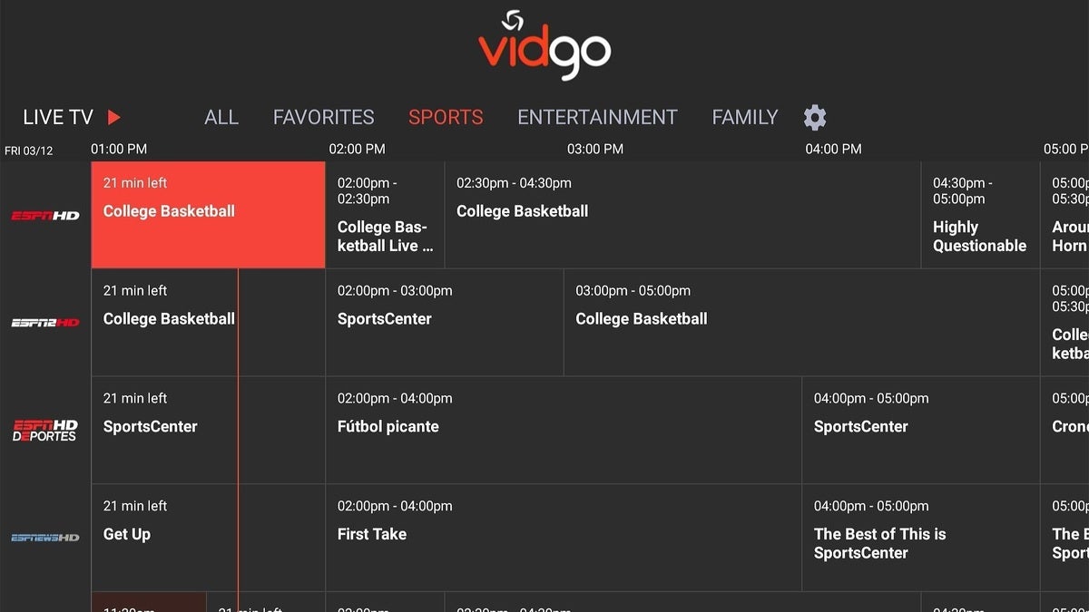 vidgosportsfilter