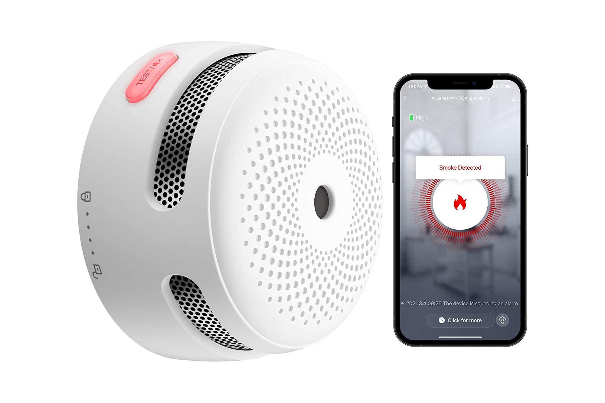 X-Sense XS01-WT Wi-Fi smoke alarm -- Best budget-priced smart smoke detector