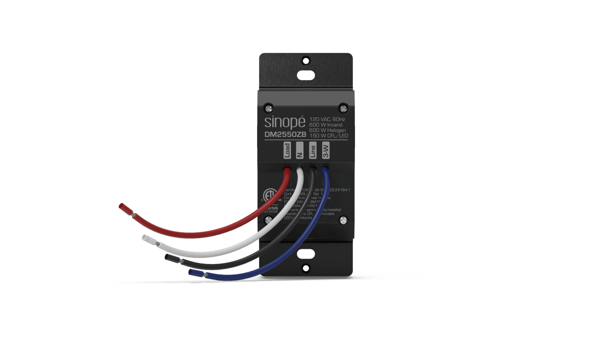 Sinopé Smart Adaptive Phase Dimmer DM2550ZB wiring