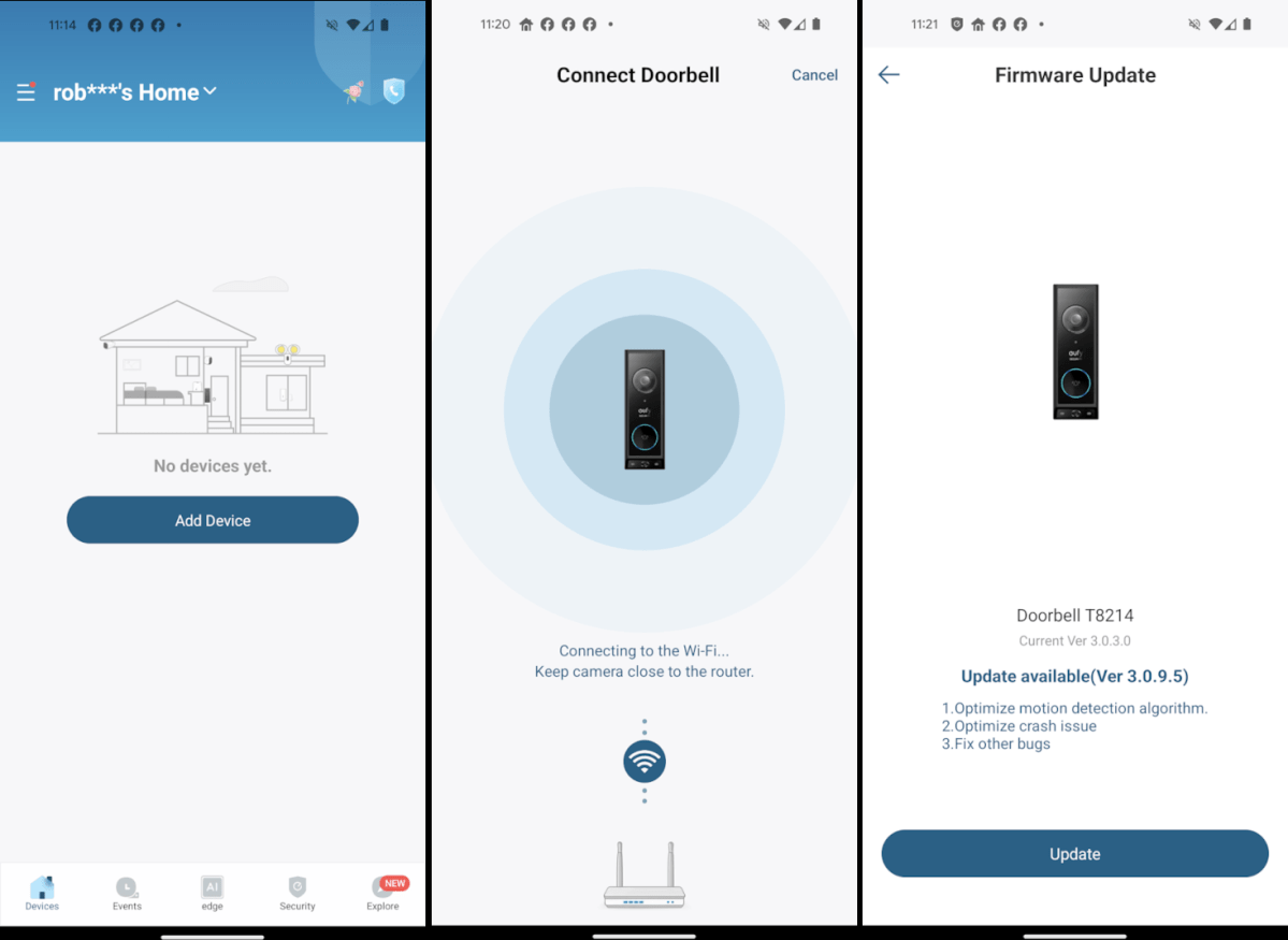 Eufy Doorbell App Setup