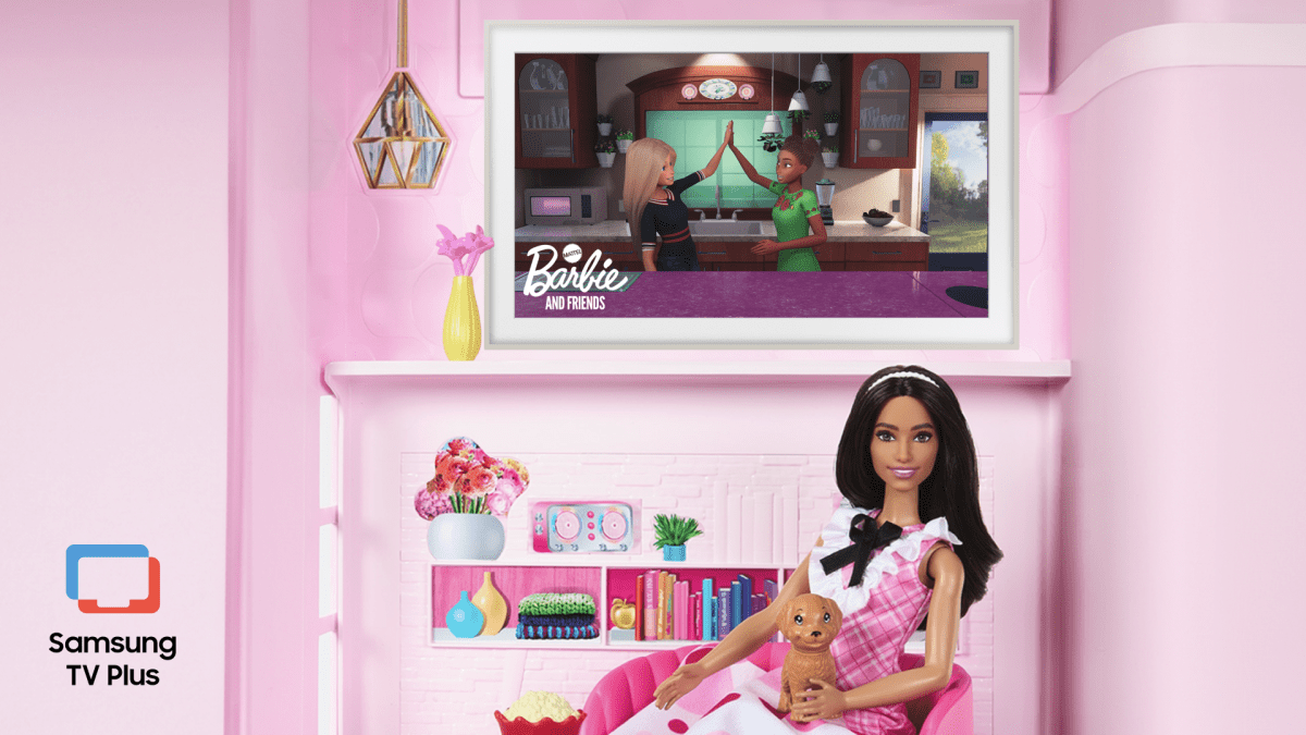 "Barbie and Friends" channel on Samsung TV Plus